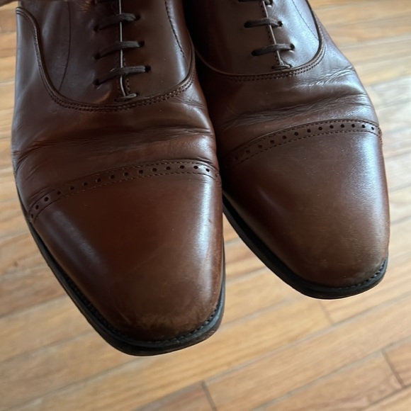 Jack Erwin brown Oxford derby shoes size 10 main image 8